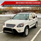 2005-2006 Honda CR-V Factory Style JP Headlights with Amber Reflectors (Matte Black Housing / Clear Lens)