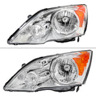 2007-2011 Honda CR-V Factory Style Headlights (Chrome Housing / Clear Lens)