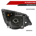 2007-2011 Honda CR-V Factory Style Headlights (Matte Black Housing / Clear Lens)