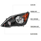 2007-2011 Honda CR-V Factory Style Headlights (Matte Black Housing / Clear Lens)