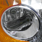 2001-2003 Honda Civic Factory Style Headlights (Chrome Housing / Clear Lens)