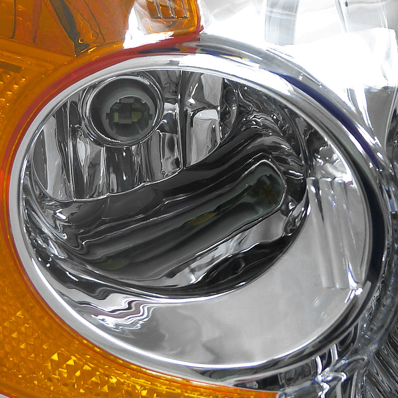 2001-2003 Honda Civic Factory Style Headlights (Chrome Housing / Clear Lens)