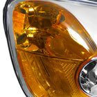 2001-2003 Honda Civic Factory Style Headlights (Chrome Housing / Clear Lens)
