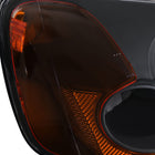 2001-2003 Honda Civic Factory Style Headlights (Matte Black Housing / Clear Lens)