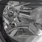 2004-2005 Honda Civic Factory Style Headlights - Matte Black/Clear Lens