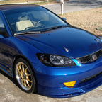 2004-2005 Honda Civic Factory Style Headlights - Matte Black/Clear Lens