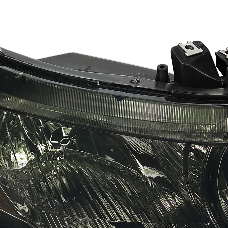 2006-2011 Honda Civic Coupe Factory Style Headlights (Chrome Housing / Smoked Lens)