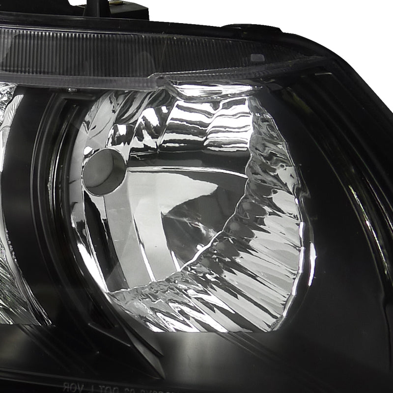 2006-2011 Honda Civic Coupe Factory Style Headlights (Matte Black Housing / Clear Lens)