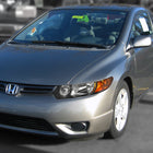 2006-2011 Honda Civic Coupe Factory Style Headlights (Matte Black Housing / Clear Lens)