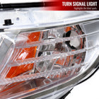 2006-2011 Honda Civic 4DR Sedan Factory Style Headlights w/ LED Strip (Chrome Housing / Clear Lens)