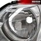 2006-2011 Honda Civic Sedan Factory Style Headlights (Chrome Housing / Clear Lens)