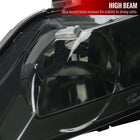 2006-2011 Honda Civic 4DR Sedan Factory Style Headlights w/ LED Strip (Chrome Housing / Smoked Lens)