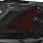 2006-2011 Honda Civic Sedan Factory Style Headlights (Chrome Housing / Smoked Lens)