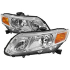 2012-2013 Honda Civic Coupe / 2012-2015 Civic Sedan Factory Style Headlights (Chrome Housing / Clear Lens)