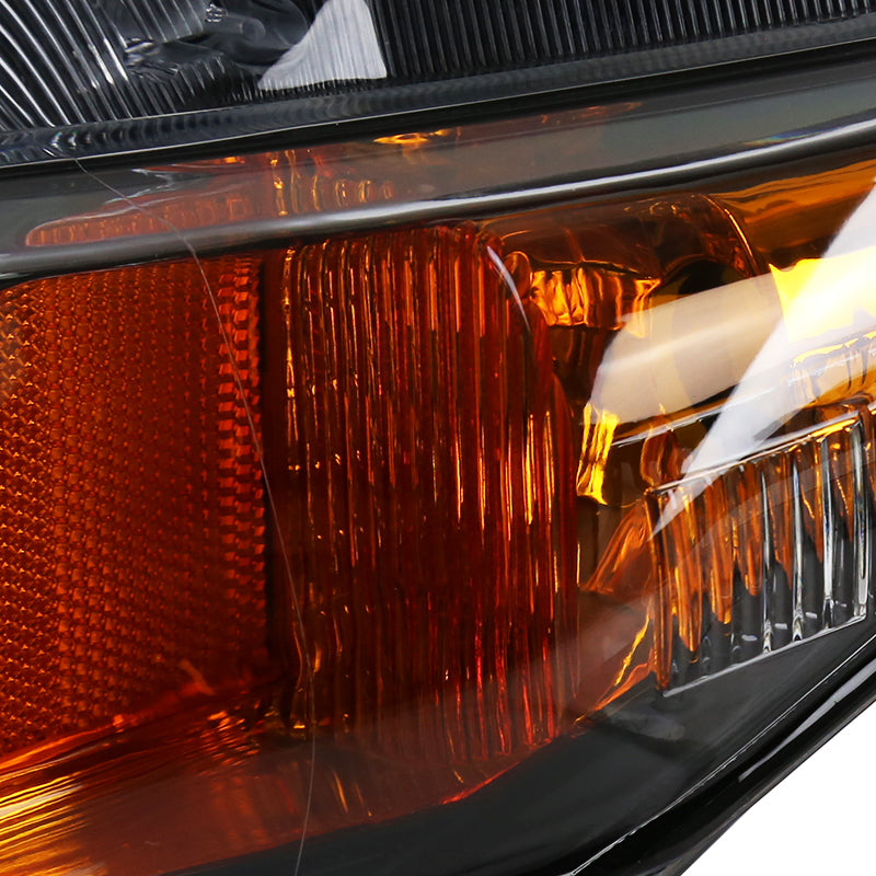 2012-2013 Honda Civic Coupe / 2012-2015 Civic Sedan Factory Style Headlight (Matte Black Housing / Clear Lens) - Driver Side Only