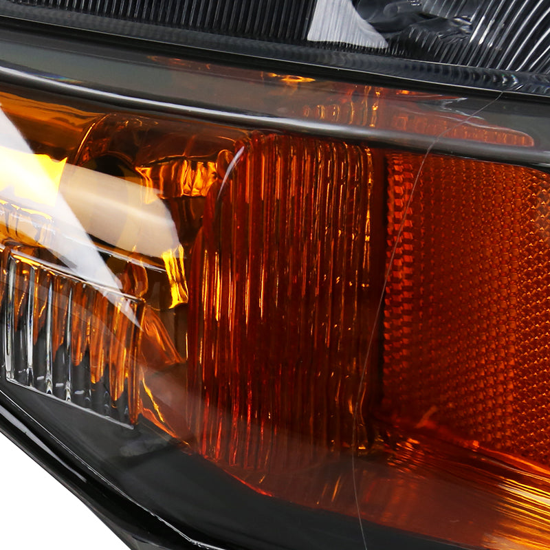 2012-2013 Honda Civic Coupe / 2012-2015 Civic Sedan Factory Style Headlight (Matte Black Housing / Clear Lens) - Passenger Side Only