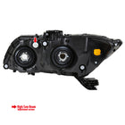 2012-2013 Honda Civic Coupe / 2012-2015 Civic Sedan Factory Style Headlight (Matte Black Housing / Clear Lens) - Passenger Side Only