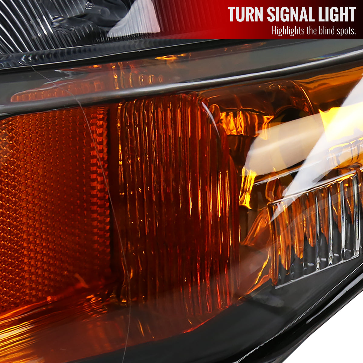 2012-2013 Honda Civic Coupe / 2012-2015 Civic Sedan Factory Style Headlights (Matte Black Housing / Clear Lens)