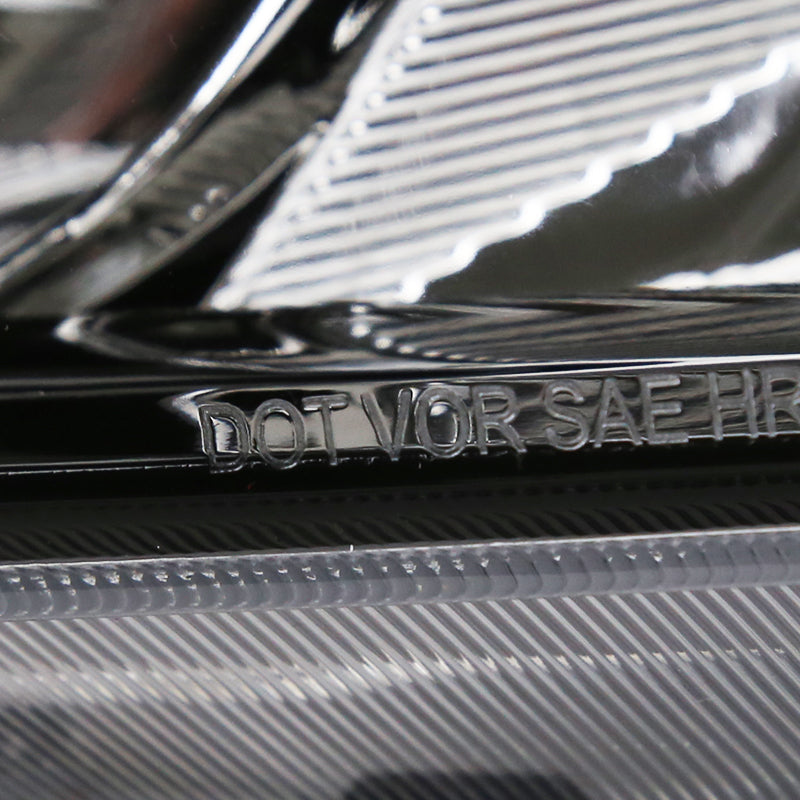 2012-2013 Honda Civic Coupe / 2012-2015 Civic Sedan Factory Style Headlights - Matte Black/Clear Lens