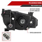 2016-2021 Honda Civic LED Strip Factory Style Projector Headlights (Chrome Housing/Clear Lens)