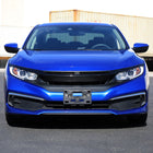 2016-2021 Honda Civic LED Strip Factory Style Projector Headlights (Chrome Housing/Clear Lens)