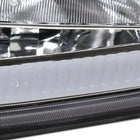 1996-1998 Honda Civic Coupe / Sedan LED Bar Factory Style Headlights (Chrome Housing / Clear Lens)