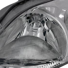 1996-1998 Honda Civic Factory Style Headlights (Chrome Housing / Clear Lens)