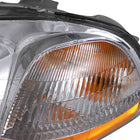 1996-1998 Honda Civic Factory Style Headlights (Chrome Housing / Clear Lens)