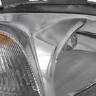 1996-1998 Honda Civic Factory Style Headlights (Chrome Housing / Clear Lens)