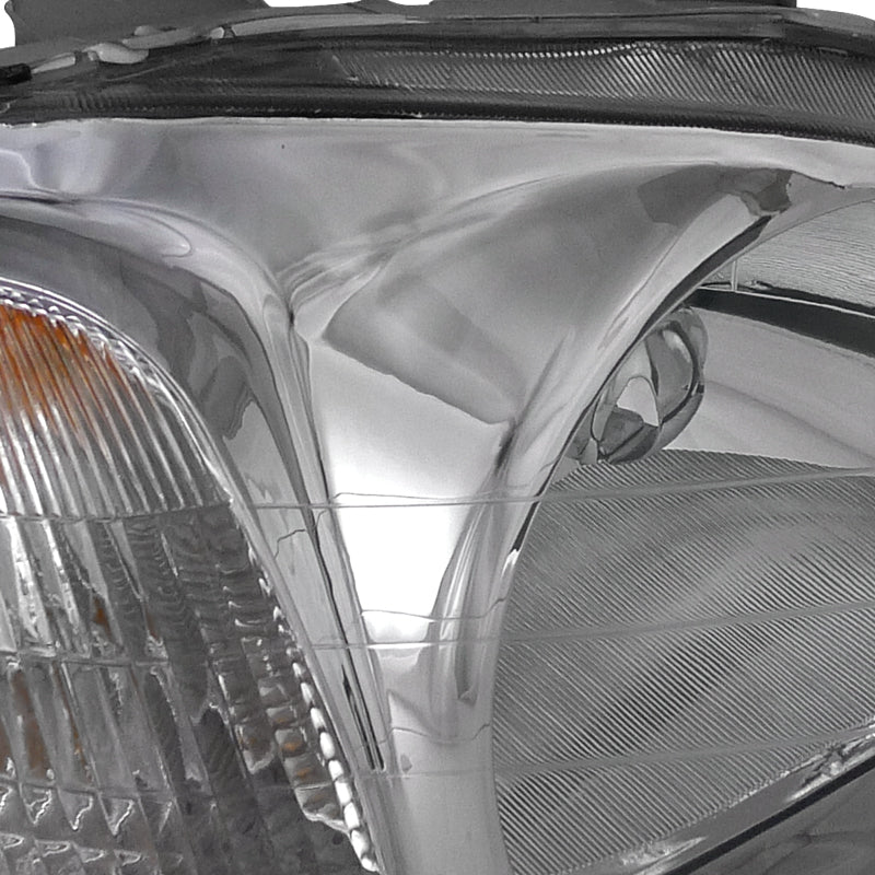 1996-1998 Honda Civic Factory Style Headlights (Chrome Housing / Clear Lens)