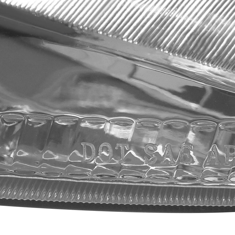 1996-1998 Honda Civic Factory Style Headlights (Chrome Housing / Clear Lens)