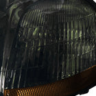 1996-1998 Honda Civic Factory Style Headlights (Chrome Housing / Smoked Lens)