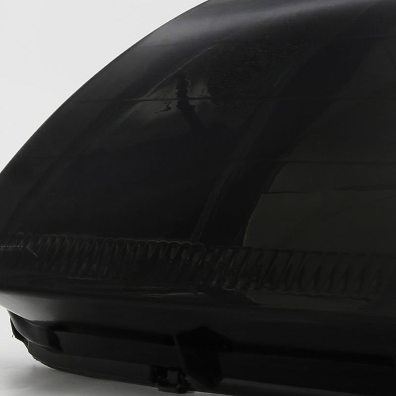 1996-1998 Honda Civic Factory Style Headlights (Chrome Housing / Smoked Lens)
