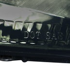 1996-1998 Honda Civic Factory Style Headlights - Chrome/Smoke Lens