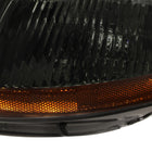 1996-1998 Honda Civic Factory Style Headlights (Chrome Housing / Smoked Lens)