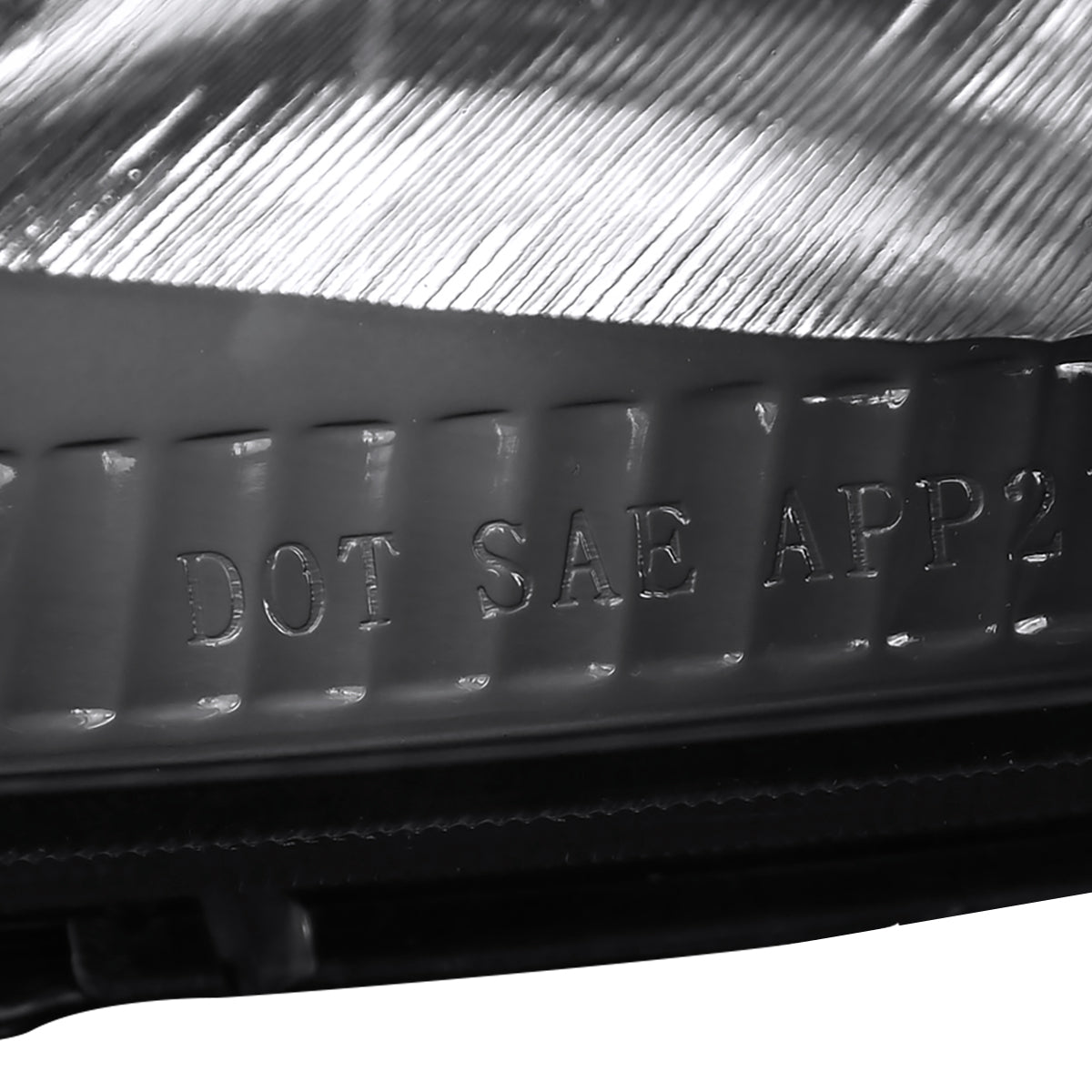 1996-1998 Honda Civic Factory Style Headlights (Matte Black Housing / Clear Lens)