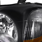1996-1998 Honda Civic Factory Style Headlights (Matte Black Housing / Clear Lens)