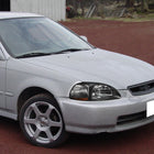1996-1998 Honda Civic Factory Style Headlights (Matte Black Housing / Clear Lens)