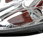 1999-2000 Honda Civic Coupe / Sedan LED Bar Factory Style Headlights (Chrome Housing / Clear Lens)