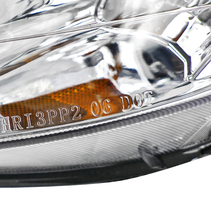 1999-2000 Honda Civic Factory Style Headlights (Chrome Housing / Clear Lens)