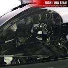 1999-2000 Honda Civic Coupe / Sedan LED Bar Factory Style Headlights (Chrome Housing / Smoked Lens)