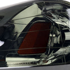 1999-2000 Honda Civic Coupe / Sedan LED Bar Factory Style Headlights (Chrome Housing / Smoked Lens)