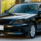 1999-2000 Honda Civic Coupe / Sedan LED Bar Factory Style Headlights (Chrome Housing / Smoked Lens)