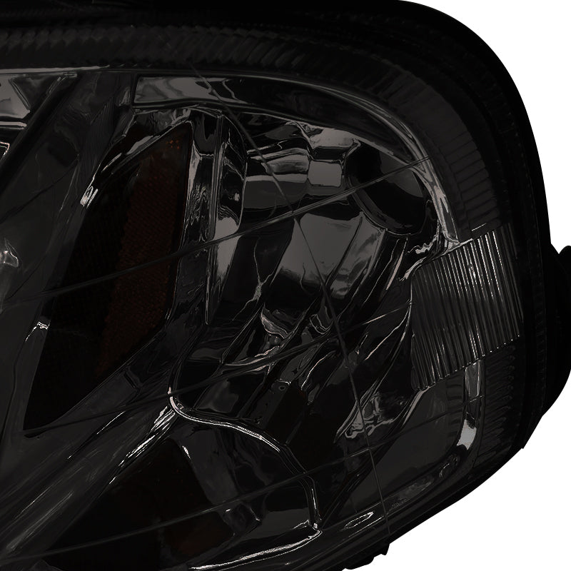 1999-2000 Honda Civic Factory Style Headlights (Chrome Housing / Smoked Lens)