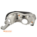 1999-2000 Honda Civic Factory Style Headlights (Chrome Housing / Smoked Lens)