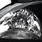 1999-2000 Honda Civic Factory Style Headlights (Matte Black Housing / Clear Lens)
