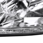 1993-1997 Honda Del Sol Crystal Headlights w/ Amber Reflector (Chrome Housing / Clear Lens)