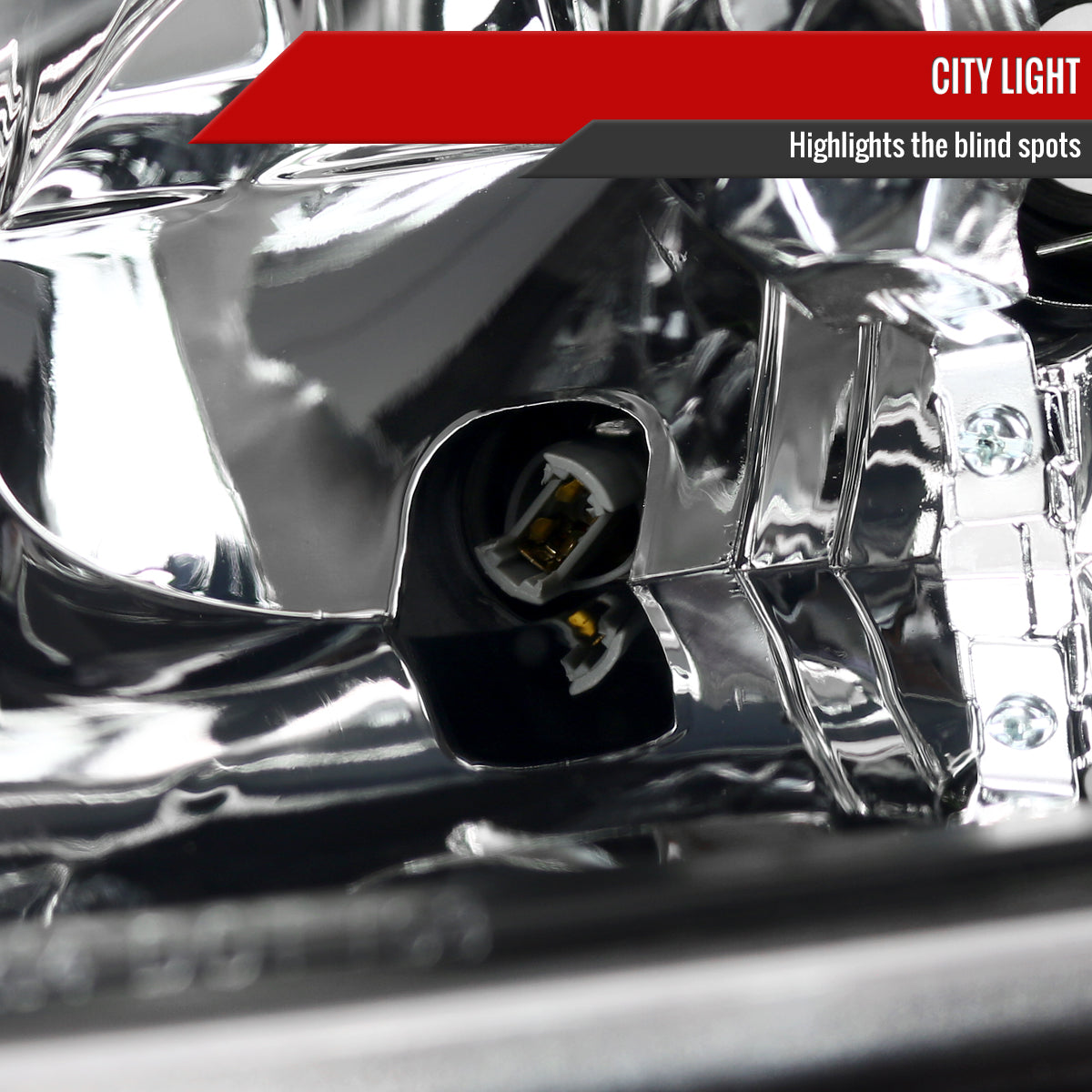 1993-1997 Honda Del Sol Crystal Headlights w/ Amber Reflector (Matte Black Housing / Clear Lens)