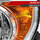 2003-2008 Honda Element Factory Style Headlights (Chrome Housing / Clear Lens)