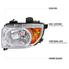 2003-2008 Honda Element Factory Style Headlights (Chrome Housing / Clear Lens)